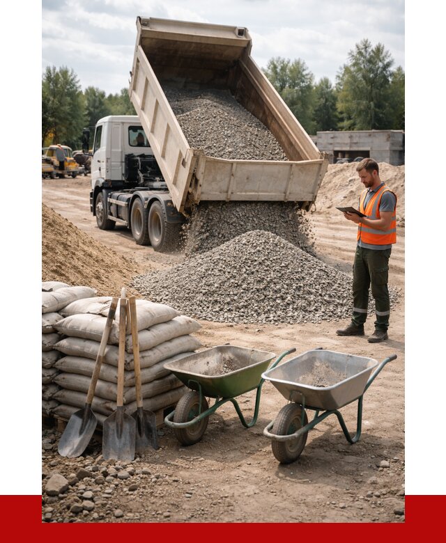 Доставка нерудных материалов в Железногорске от 1240 руб. | ПРОНЕРУДЖлр