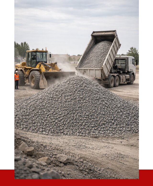 Купить щебень с доставкой в Железногорске от 2584 руб. | ПРОНЕРУДЖлр