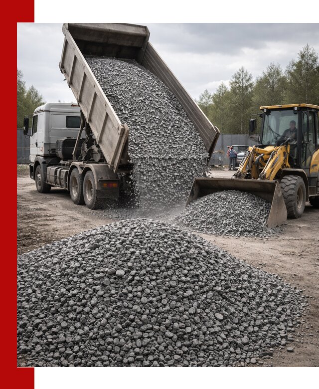 Доставка и продажа щебня гранитного в Железногорске