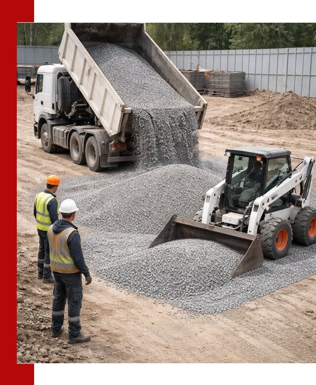 Доставка и продажа гранитного щебня фракции 0-5 в Железногорске