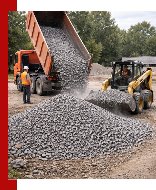 Купить гранитный щебень фракции 5–10 в Железногорске с доставкой