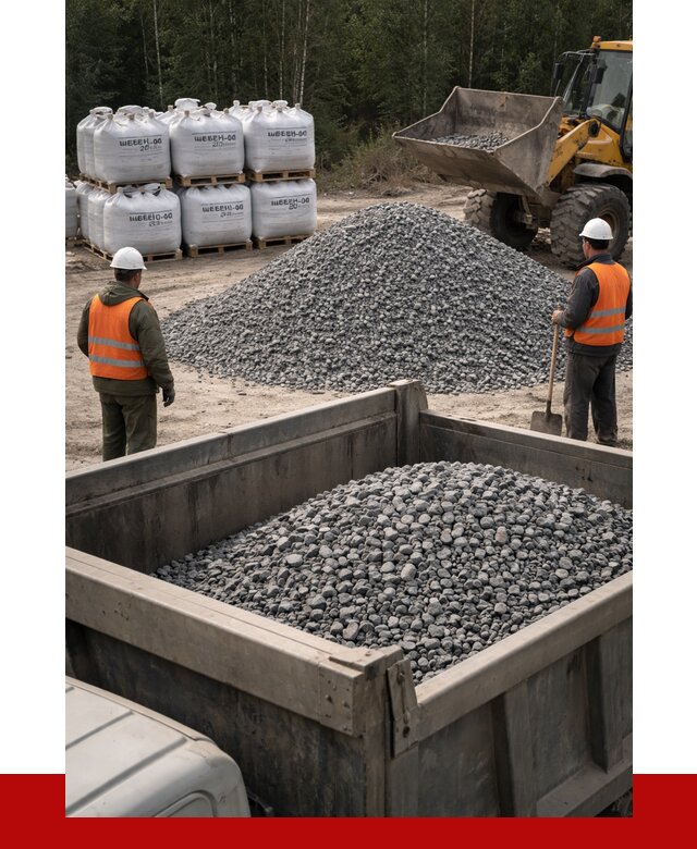 Щебень габбро диабаз 20-40 в Железногорске от 3515 руб. | ПРОНЕРУДЖлр