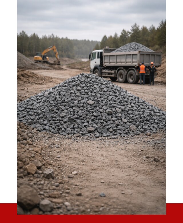 Щебень габбро диабаз фракция 40-70 в Железногорске от 2274 р-ПРОНЕРУДЖлр