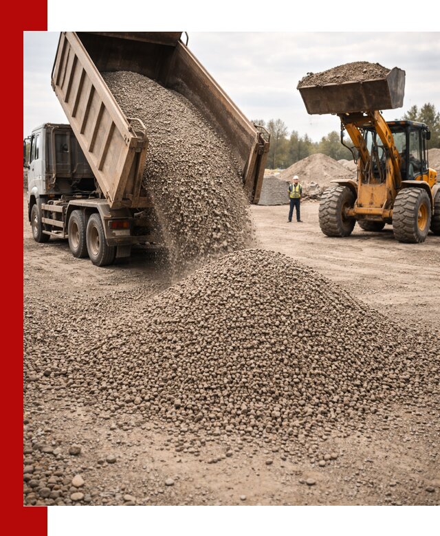 Гравийный щебень фракция 3–10 с доставкой в Железногорске