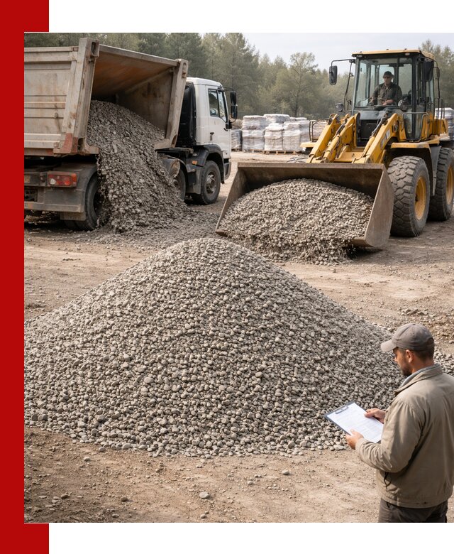 Гравийный щебень фракция 5–10 с доставкой в Железногорске