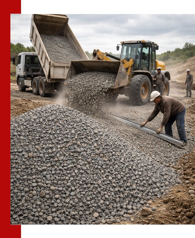 Гравийный щебень фракция 5-20 с доставкой в Железногорске