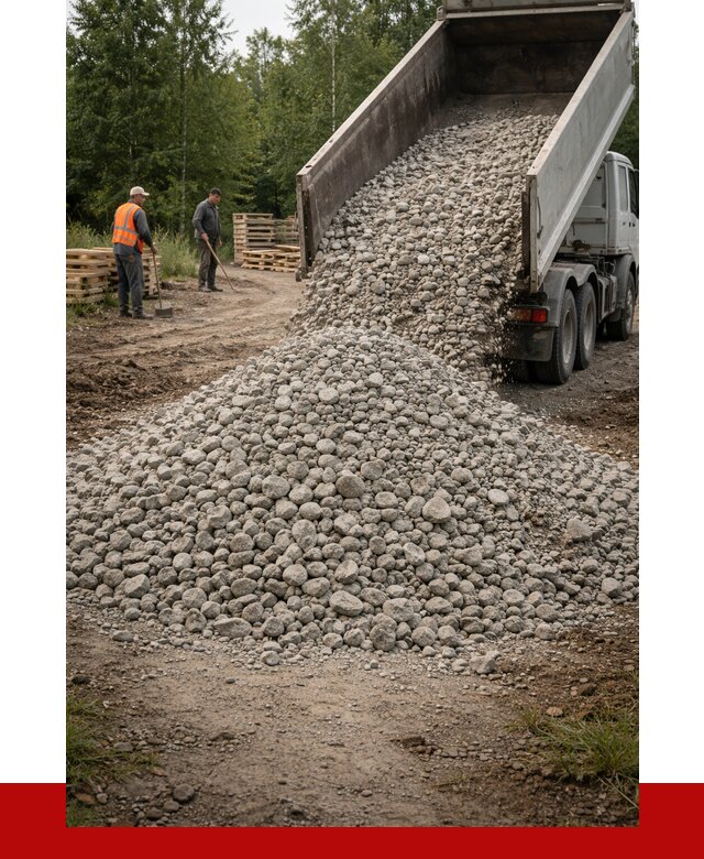 гравийный щебень фракция 70-120 в Железногорске от 2533 р. ПРОНЕРУДЖлр