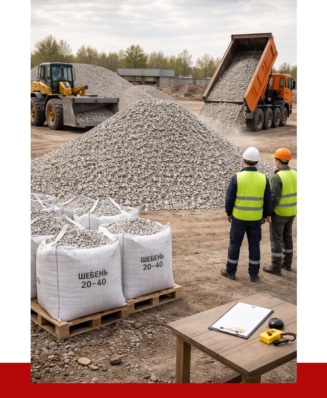 Известняковый щебень 20-40 в Железногорске от 2171 р. ПРОНЕРУДЖлр