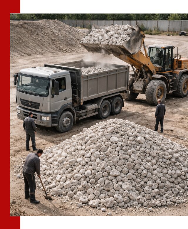 Известняковый щебень фракция 70–150 с доставкой в Железногорске