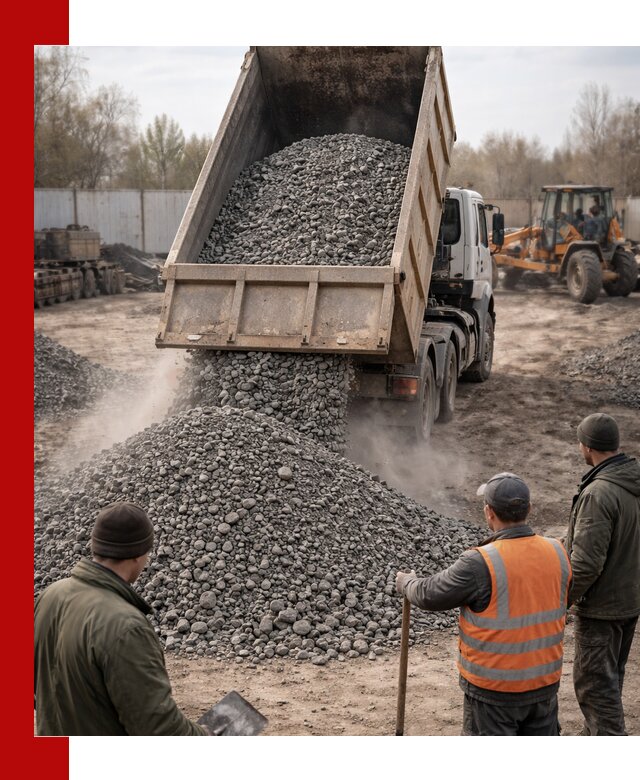 Доставка шлакового щебня в удобные сроки по выгодной цене в Железногорске