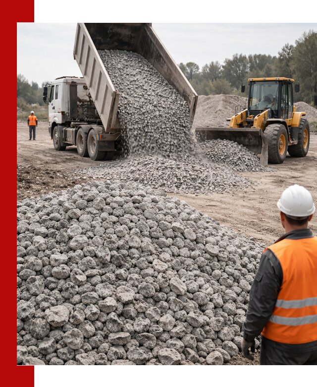 Доставка бетонного щебня фракции 20-40 в Железногорске