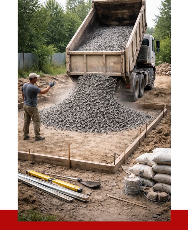 Купить щебень для фундамента в Железногорске от 4652 р. | ПРОНЕРУДЖлр