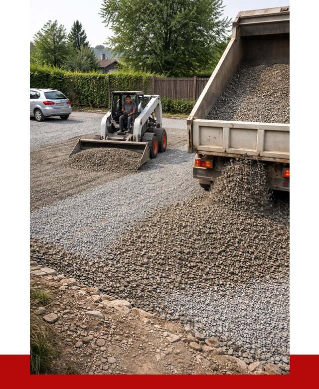 Щебень для парковки в Железногорске с доставкой от 1240 р.| ПРОНЕРУДЖлр