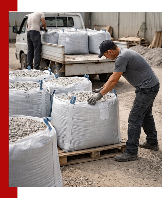 Доставка щебня в мешках по выгодным ценам в Железногорске