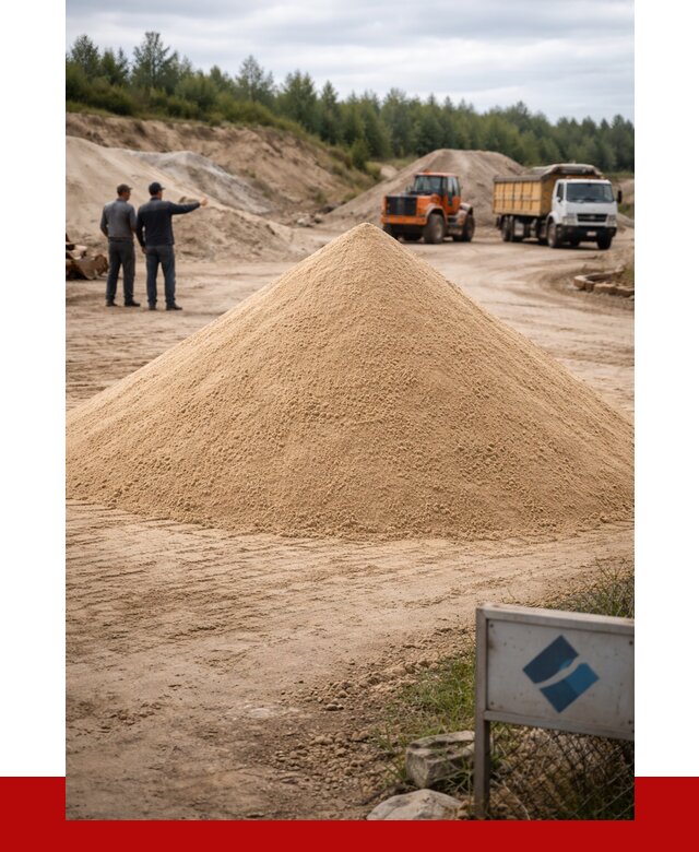 Карьерный песок навалом в Железногорске от 1861 р. | ПРОНЕРУДЖлр