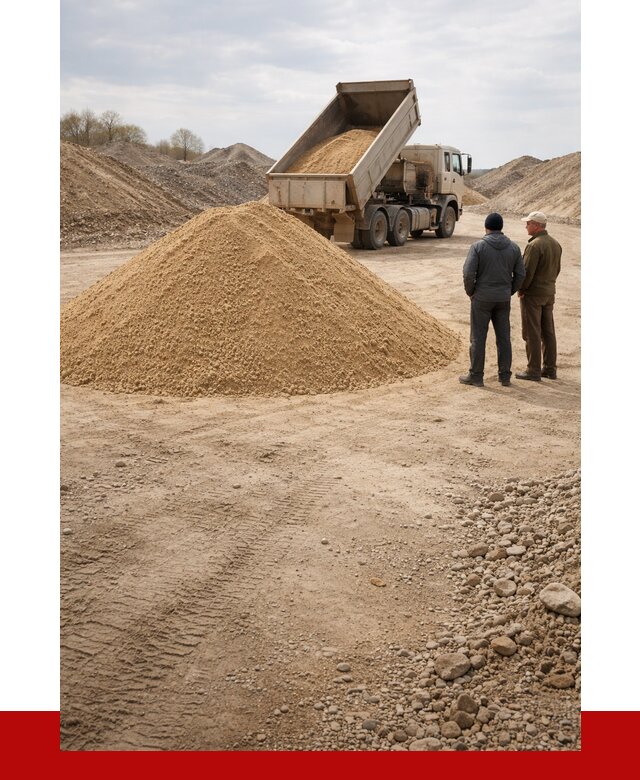 Карьерный песок крупнозернистый в Железногорске от 8786 р | ПРОНЕРУДЖлр