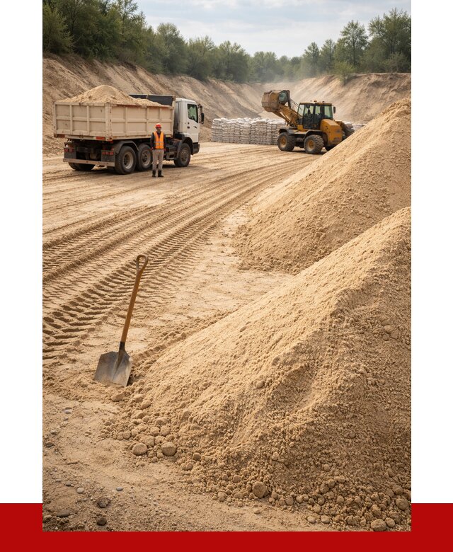 Карьерный песок мелкозернистый в Железногорске от 9303 р. | ПРОНЕРУДЖлр