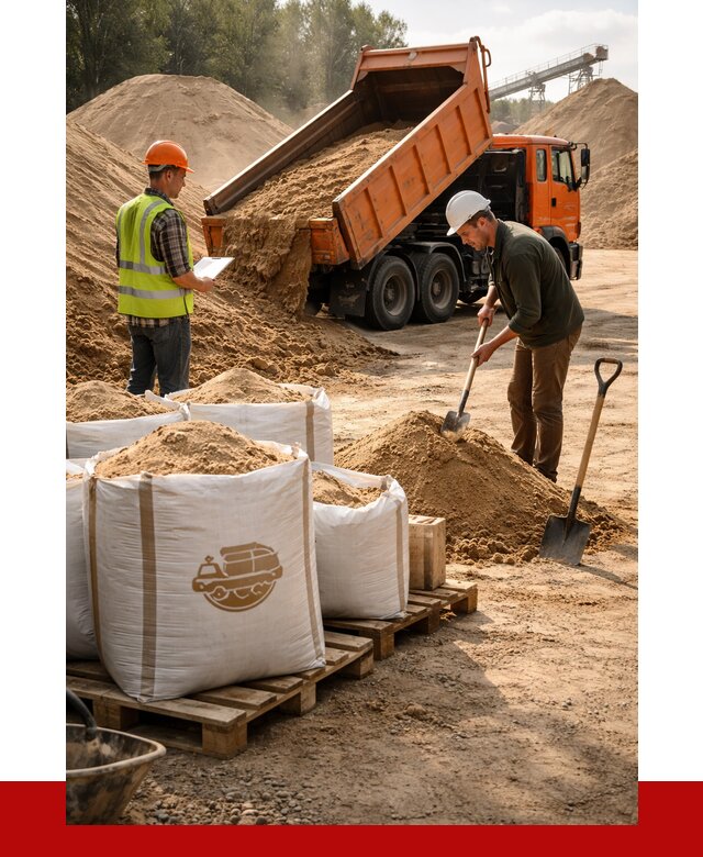 Строительный песок в Железногорске от 2274 р. с доставкой, ПРОНЕРУДЖлр