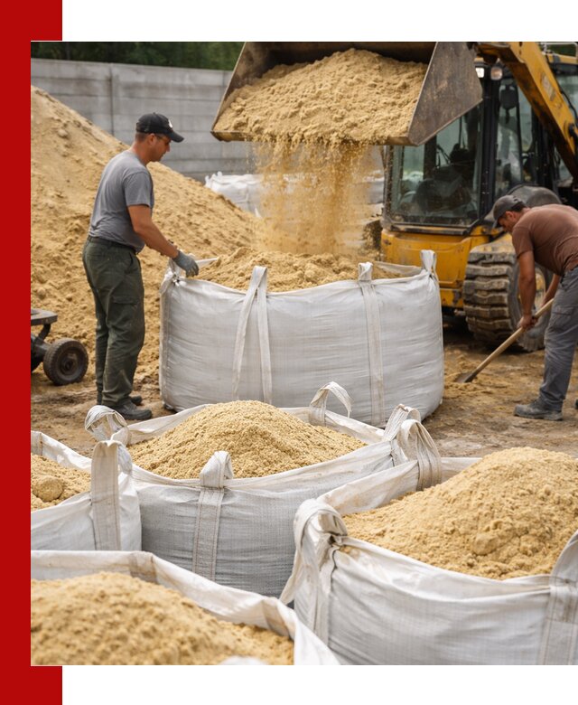 Поставка качественного песка для кладки в Железногорске
