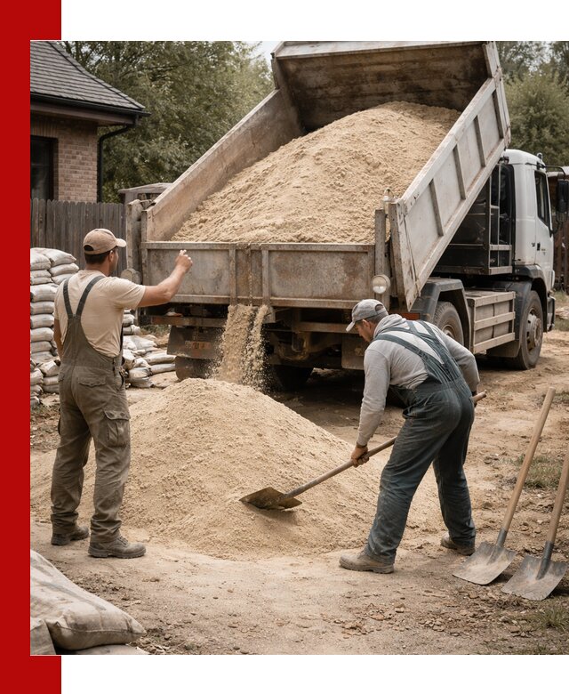 Песок для штукатурки с доставкой в Железногорске качественный и чистый