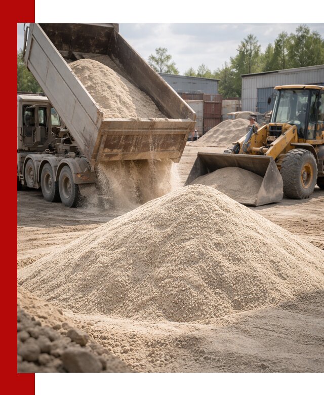 Кварцевый песок с доставкой в Железногорске для строительных работ