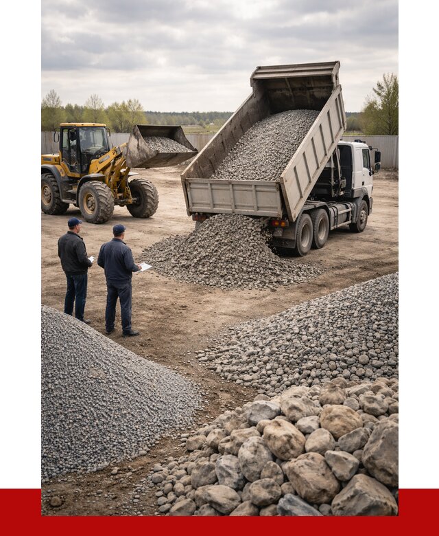 Гравий и камень с доставкой в Железногорске от 4342 р. - ПРОНЕРУДЖлр