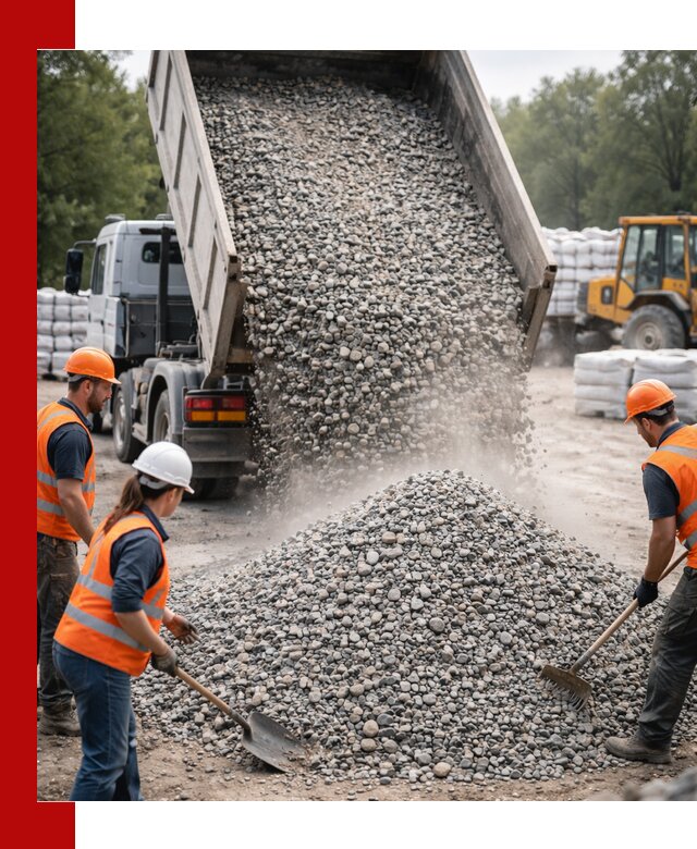 Доставка гравия и камня в Железногорске оптом и в розницу