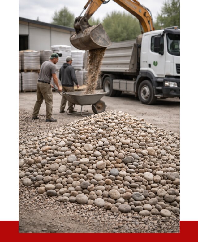 Галька декоративная в Железногорске от 3308 р. за куб | ПРОНЕРУДЖлр