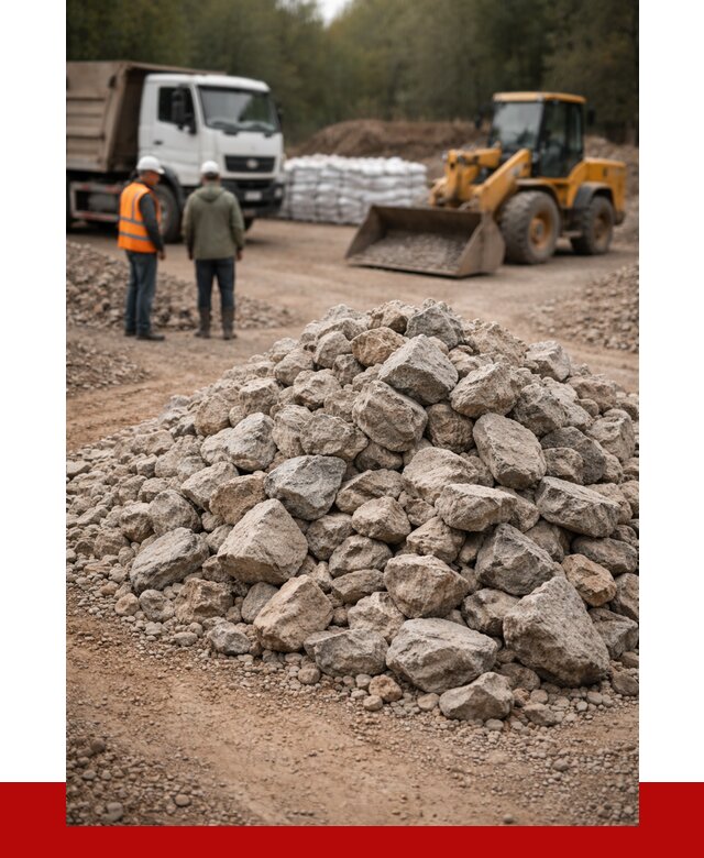 Купить бутовый камень с доставкой в Железногорске от 2378 р. | ПРОНЕРУДЖлр