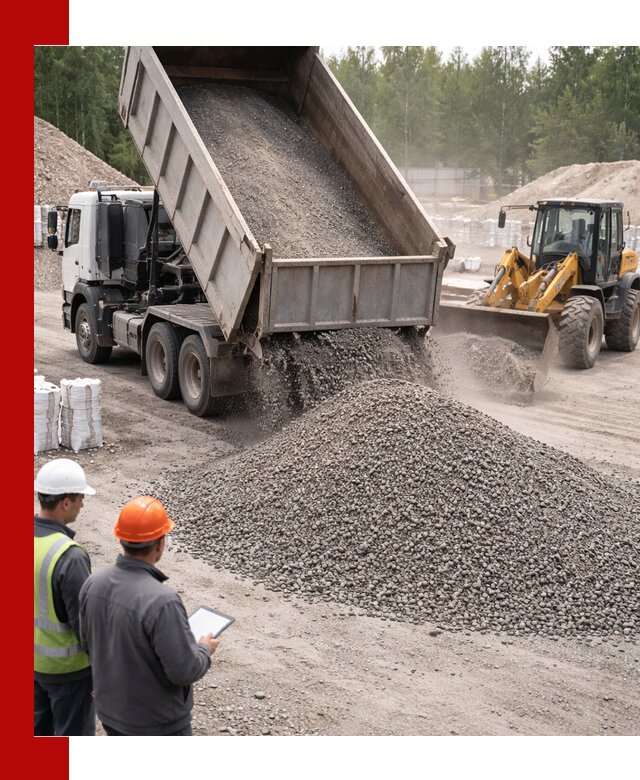 Доставка и продажа гранитного отсева 0-10 в Железногорске