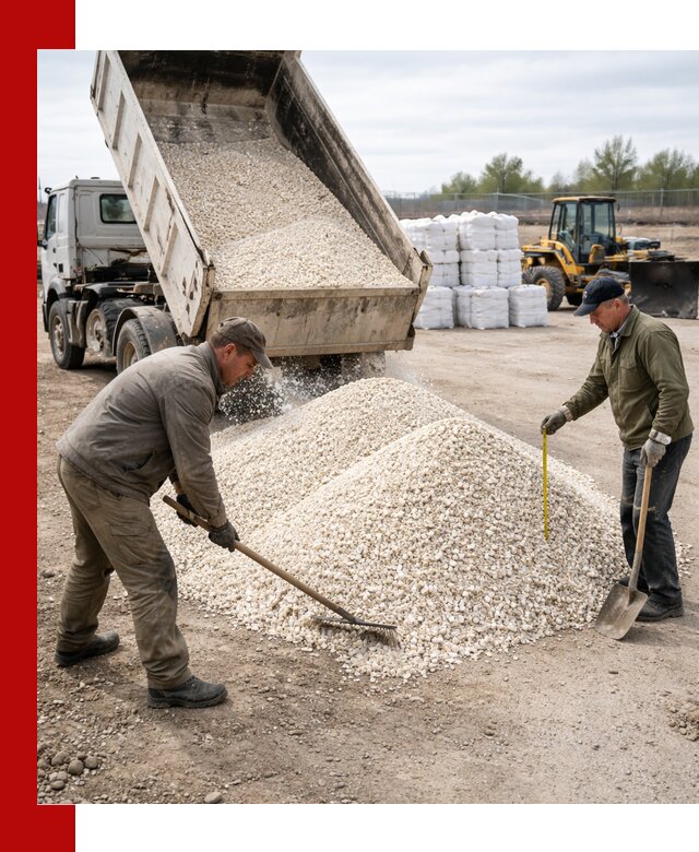 Мраморная крошка с доставкой и разгрузкой в Железногорске
