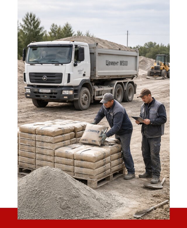 Купить цемент м500 с доставкой в Железногорске от 5375 р. | ПРОНЕРУДЖлр