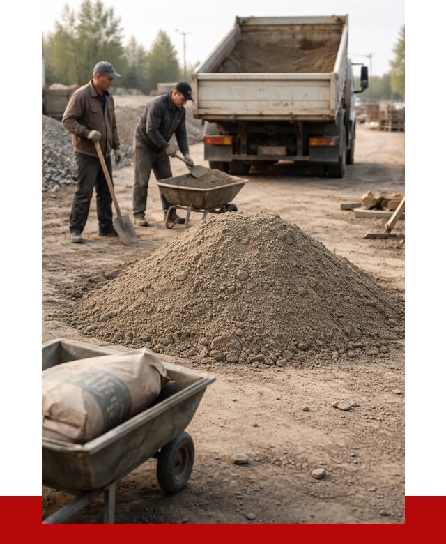 Цементно-песчаная смесь М150 в Железногорске от 4858 р. | ПРОНЕРУДЖлр