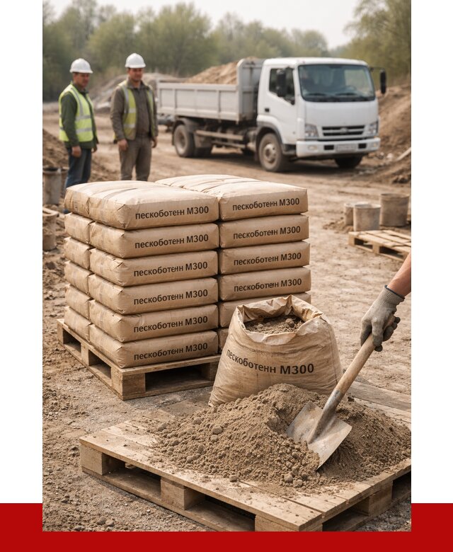 Пескобетон М300 в Железногорске с доставкой от 4807 р. за куб | ПРОНЕРУДЖлр