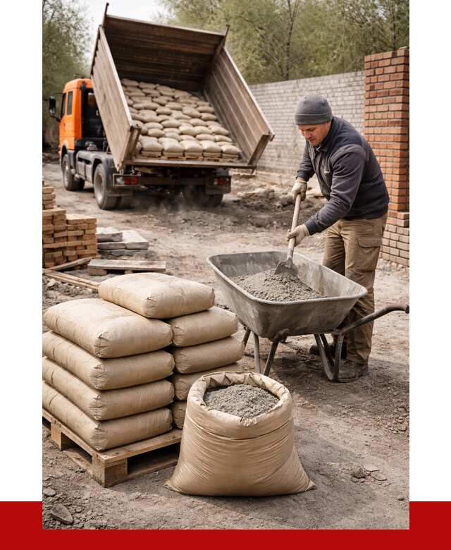 Купить сухую смесь для кладки в Железногорске от 1240 р. | ПРОНЕРУДЖлр