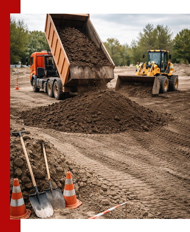 Поставка и доставка планировочного грунта в Железногорске