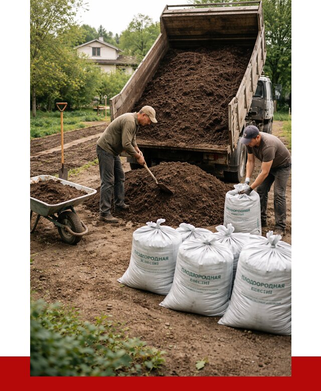 Плодородная смесь в Железногорске от 4342 р./куб с доставкой | ПРОНЕРУДЖлр