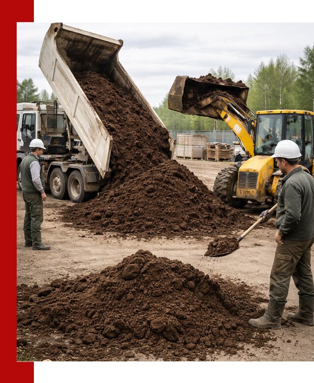 Доставка торфа оптом и в мешках в Железногорске