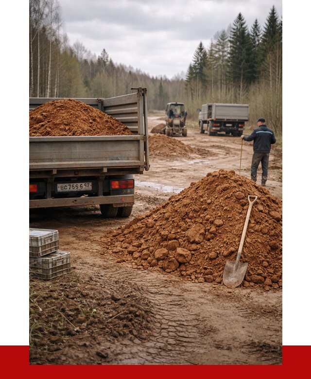 Глина и суглинки в Железногорске от 4652 р. за куб | ПРОНЕРУДЖлр