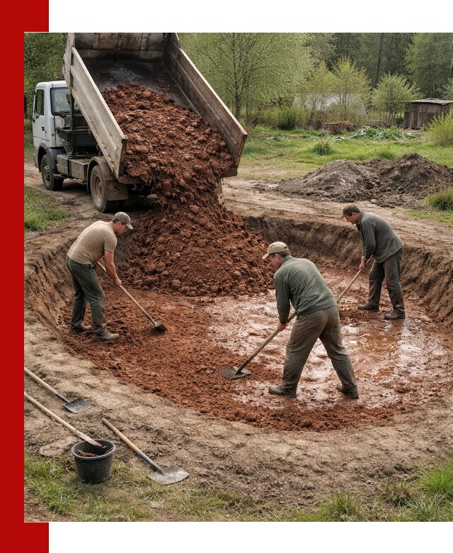 Купить качественную глину для пруда в Железногорске