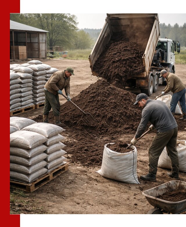 Доставка компоста оптом и в розницу в Железногорске