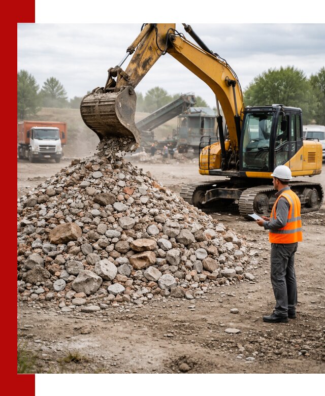 Доставка и вывоз строительного боя в Железногорске