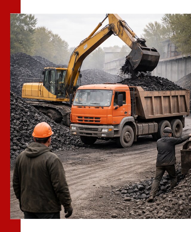 Доставка угля автотранспортом в Железногорске быстро и выгодно
