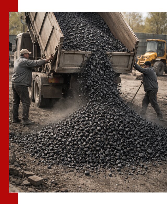 Доставка угля семечка самосвалами в Железногорске