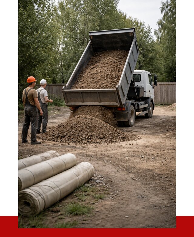 Доставка сыпучих материалов самосвалом в [cvi] от 4342 р. | ПРОНЕРУДЖлр