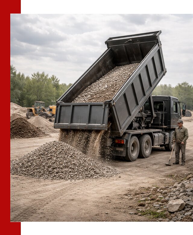 Доставка самосвалом 30 м3 по выгодным ценам в Железногорске