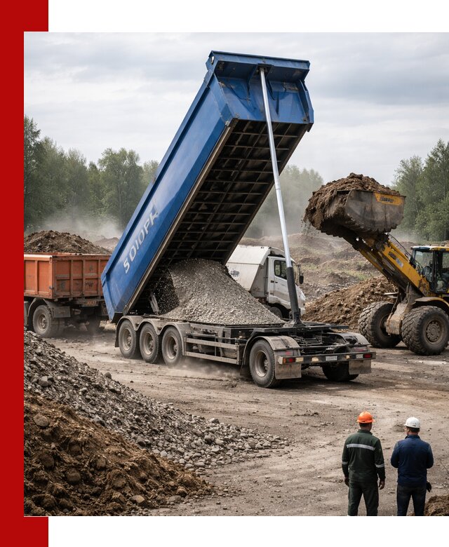 Аренда тонар 40 тонн в Железногорске с доставкой материалов