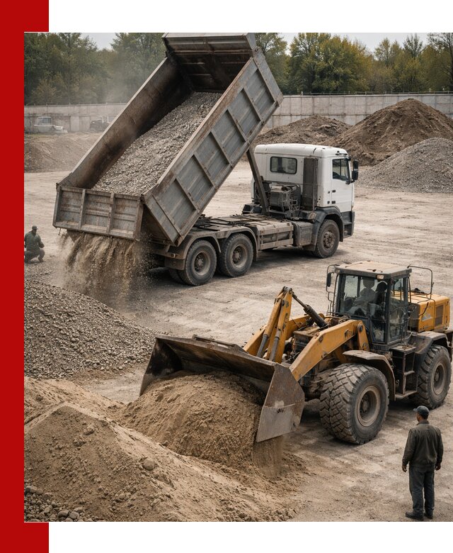 Перевозка сыпучих грузов самосвалами и бортовыми в Железногорске