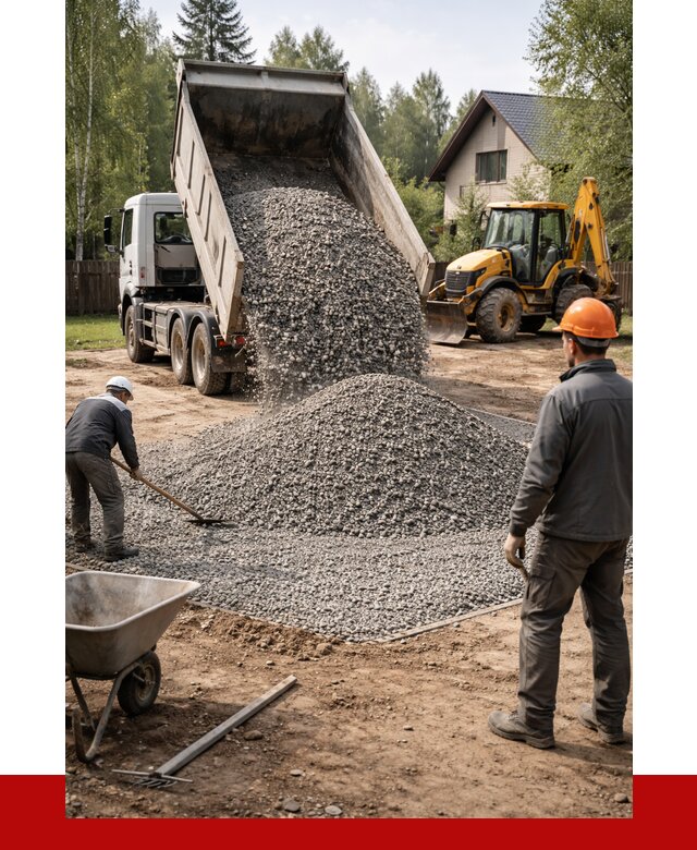 Отсыпка участка щебнем в Железногорске от 6719 р. ПРОНЕРУДЖлр