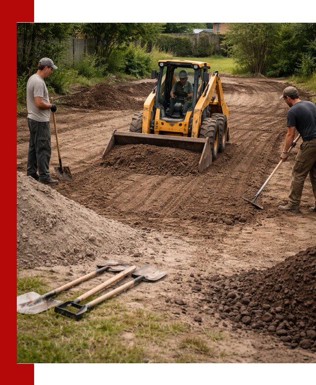 Планировка участка грунтом с вывозом и доставкой в Железногорске